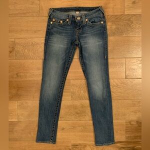 True Religion World Tour Skinny Jeans Size28